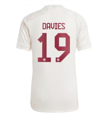 Bayern Munich Alphonso Davies #19 Replika Tredjetrøje 2023-24 Kortærmet